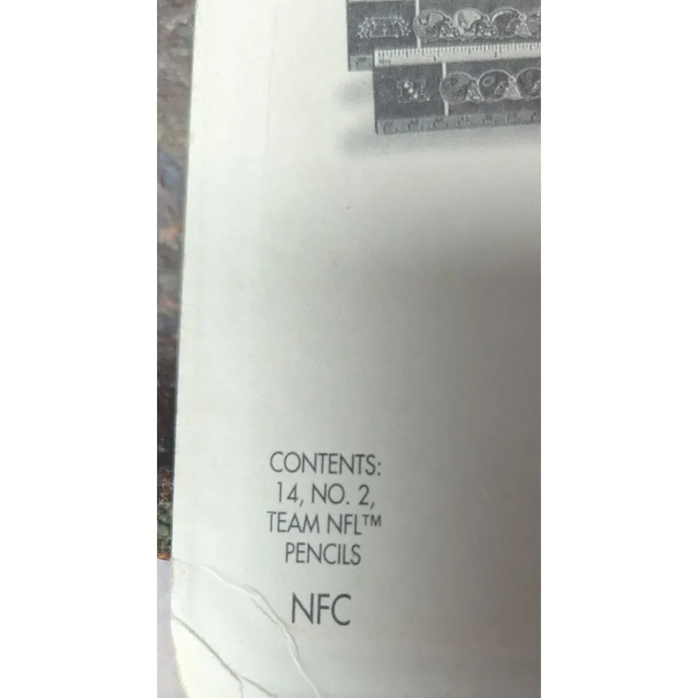 1993 Team NFL Pencil Set – NFC Teams + 2 Pro Line Cards (Sealed)